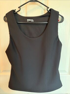 32 Degrees Black Scoop Neck Performance Tank